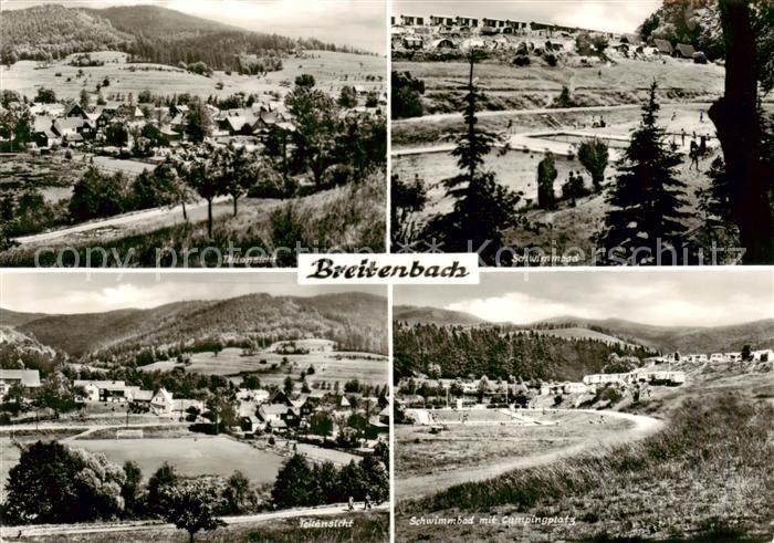 Breitenbach Eichsfeld Panorama Schwimmbad Campingplatz
