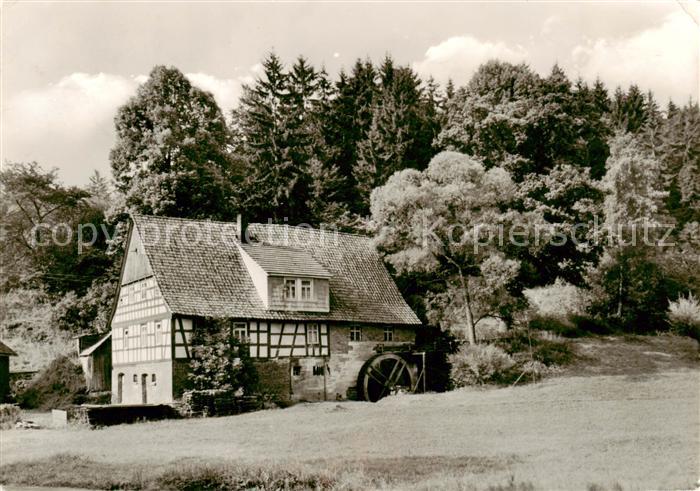 Tellerhammer Rote Muehle Wasserrad