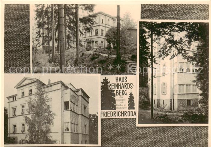 Friedrichroda Haus Reinhardsberg der Ev. Luth. Kirche Thueringen
