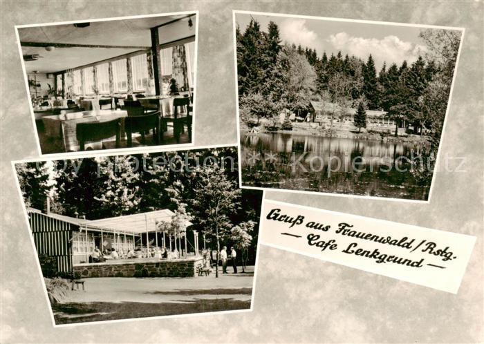 Frauenwald Thueringen Cafe Lenkgrund am Rennsteig