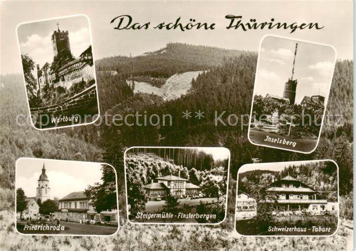 Bad Finsterbergen Steigermuehle Thueringer Wald Wartburg Inselsberg Friedrichrod