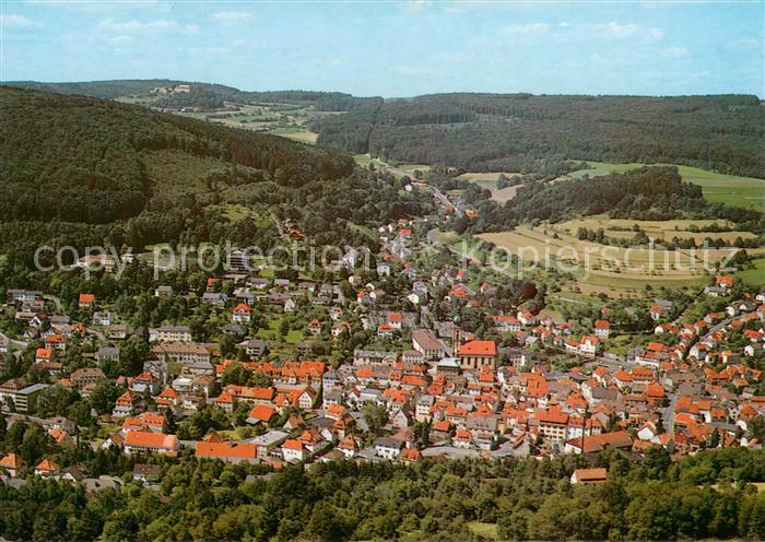 Bad Brueckenau Panorama Kurort Naturpark Bayerische Rhoen