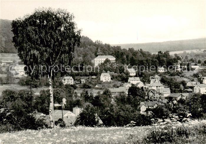 Bad Brueckenau Blick auf Biologisches Sanatorium Kurort im Naturpark Bayerische