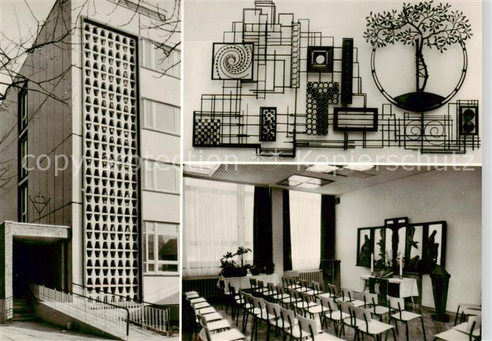 Arnstadt Ilm Kinderpflegeheim Marienstift Eingang Kunstwerk Prof Laufer Gottesdi