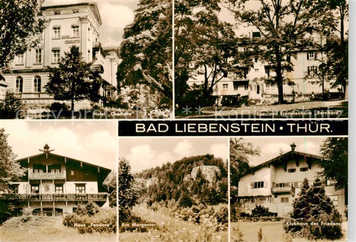 Bad Liebenstein Hotel Charlotte Kur und Fremdenheim Bernhard Haus Feodora Am Mor