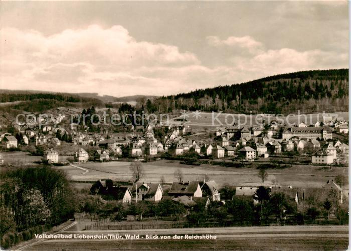Bad Liebenstein Blick von der Reichshoehe