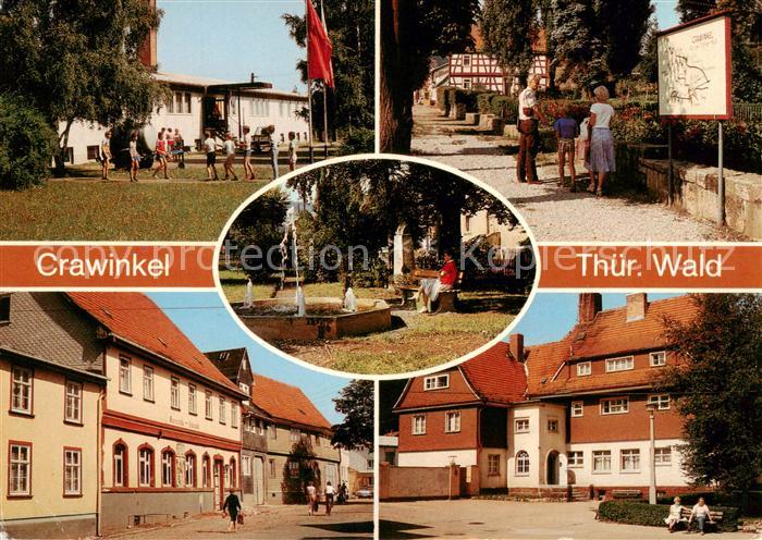 Crawinkel Kinderferienlager Bahnhofstrasse Ernst Thaelmann Platz Gemeinde Schaen