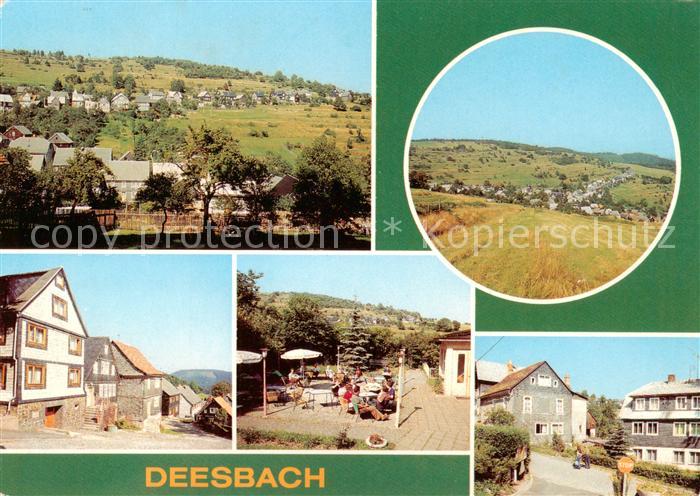 Deesbach Teilansicht uebersicht Dorfstrasse Ferienheim Freundschaft Friedrich Fr