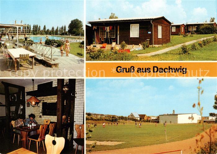 Dachwig Freibad Bungalowsiedlung Eiscafe Zum alten Backs Stadion