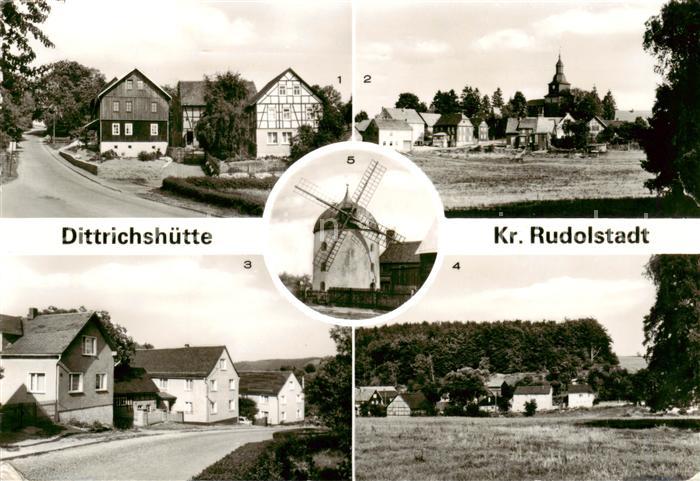 Dittrichshuette Teilansicht uebersicht Ludwig Jahn Strasse OT Braunsdorf Windmue