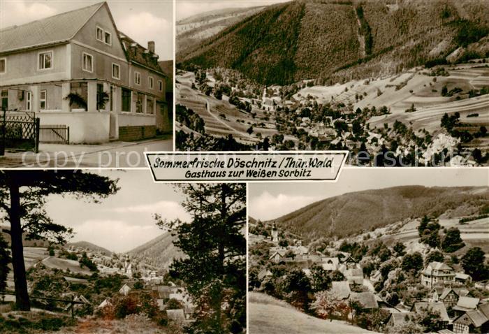 Doeschnitz Gasthaus zur Weissen Sorbitz Panorama