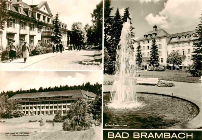 Bad Brambach Vogtlandhaus Julius Fucik Haus Joliot Curie Haus