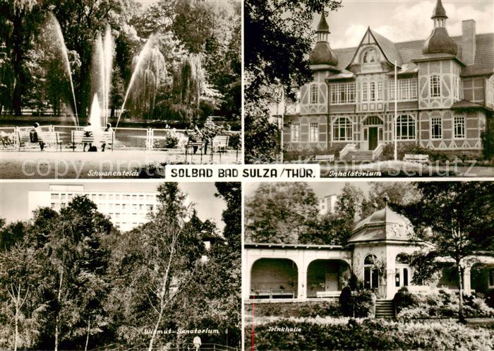 Bad Sulza Schwanenteich Inhalatorium Wismut Sanatorium Trinkhalle