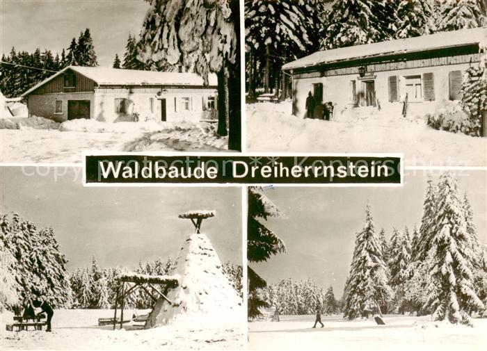 Brotterode Waldbaude Dreiherrnstein Winteridylle