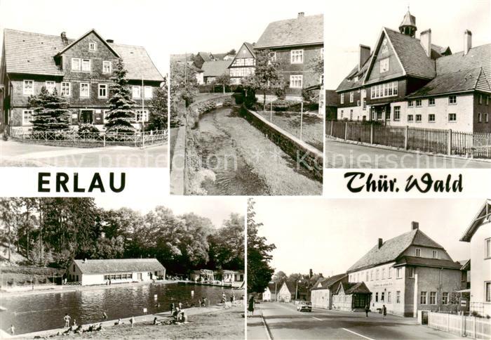 Erlau Thueringen Rat der Gemeinde An der Erle Polytechnische Oberschule Schwimmb