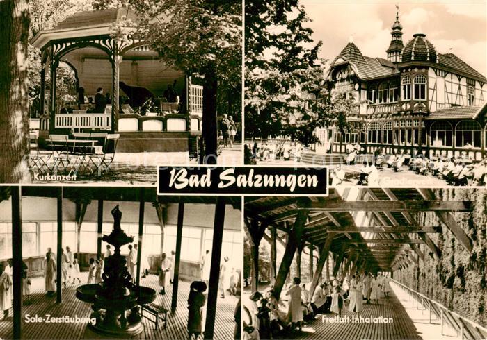 Bad Salzungen Kurkonzert Gradierwerk Sole Zerstaeubung Freiluft Inhalation