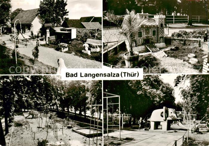 Bad Langensalza Volkspark Teilansichten
