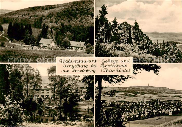 Brotterode Waldrestaurant Gehege und Umgebung Am Inselsberg