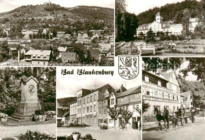 Bad Blankenburg Ruine Greifenstein FDGB Erholungsheim Am Goldberg Froebel Denkma