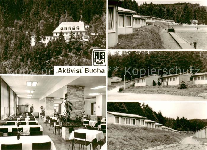 Bucha Gosswitz FDGB Ferienheim Aktivist Speisesaal Bungalows