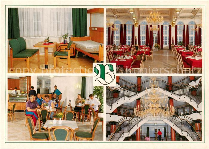 Kreischa Klinik Bavaria Zimmer Speisesaal Gastraum Treppenaufgang