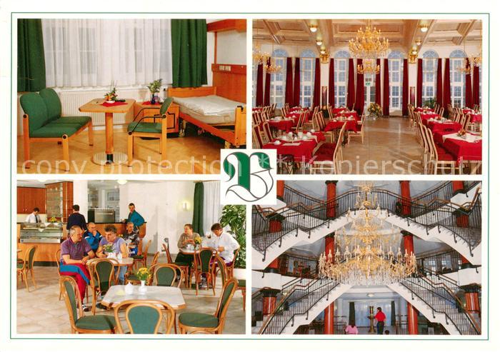 Kreischa Klinik Bavaria Zimmer Speisesaal Gastraum Treppenaufgang