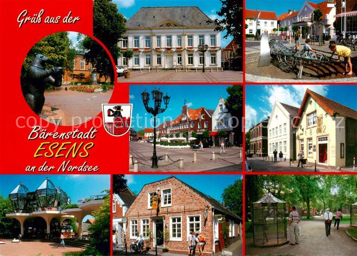 Esens Baerenstatue Motive Ortszentrum