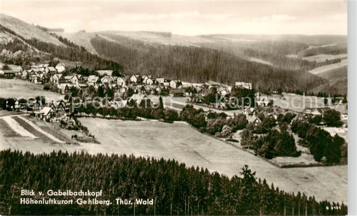 Gehlberg Blick vom Gabelbachskopf