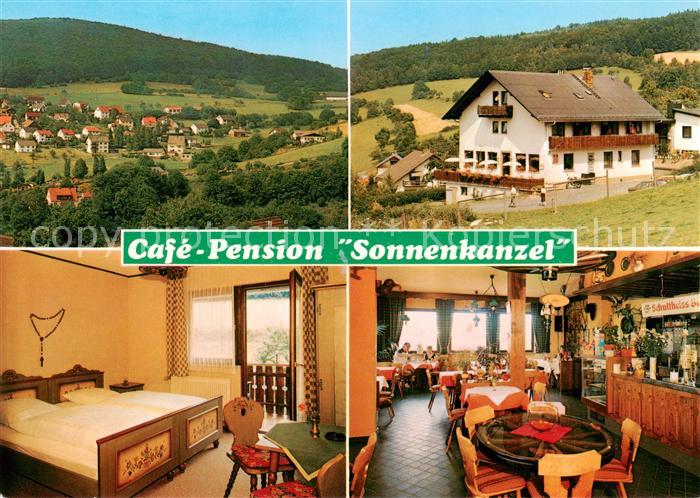 Bad Brueckenau Panorama Cafe Pension Sonnenkanzel Zimmer Gaststube