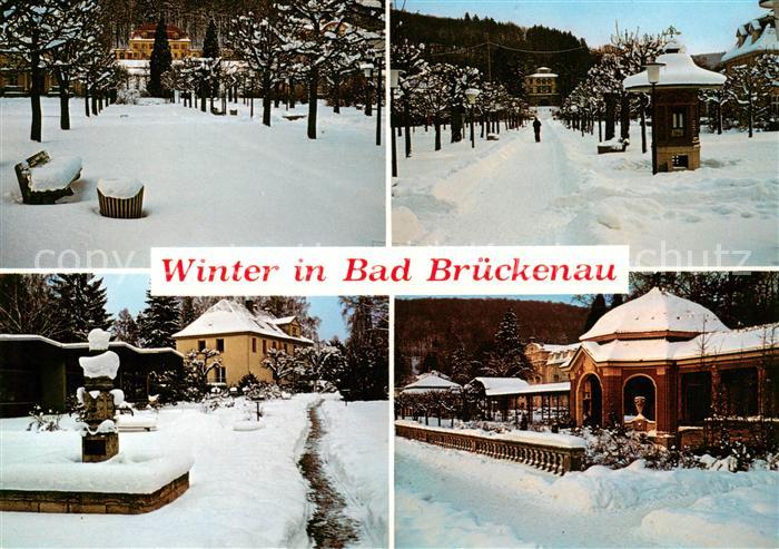 Bad Brueckenau Winteridylle Teilansichten