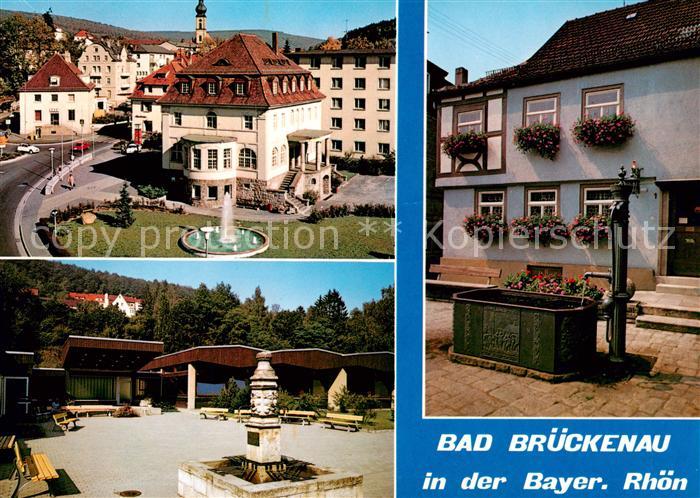 Bad Brueckenau Stadtmitte Georgi Sprudel Taetsch'r Brunnen
