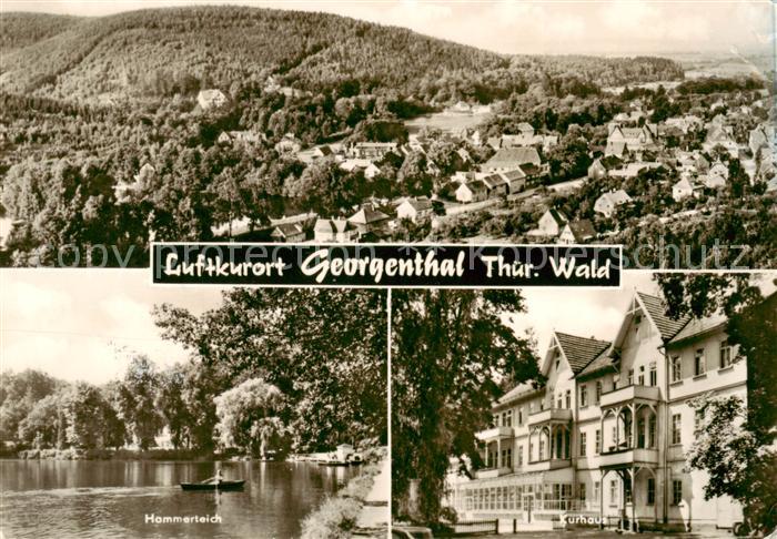 Georgenthal Gotha Panorama Hammerteich Kurhaus