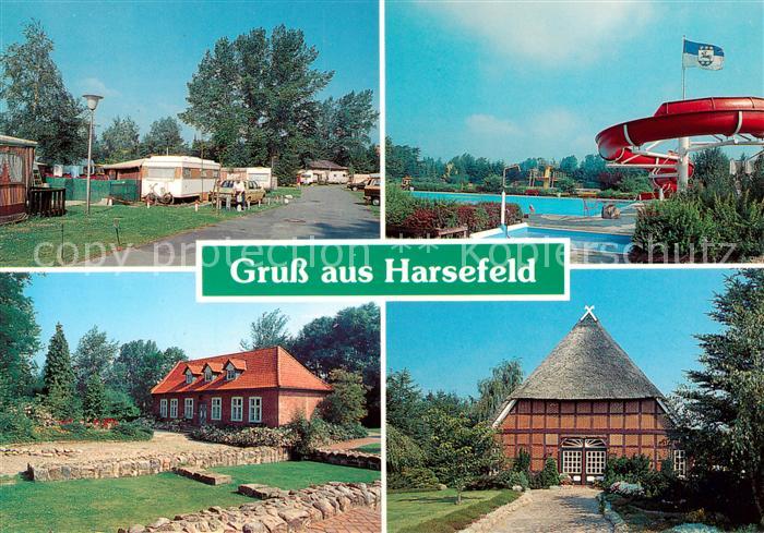Harsefeld Campingplatz Schwimmbad Fachwerkhaus