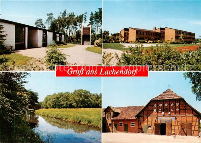 Lachendorf am Suedrand der Lueneburger Heide Teilansichten