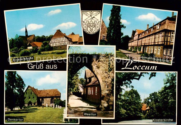 Loccum Klosterkirche Konventsgebaeude Denkertor Westtor
