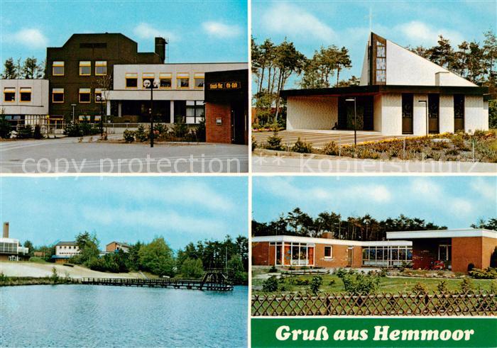 Hemmoor Teilansichten Freibad Schule