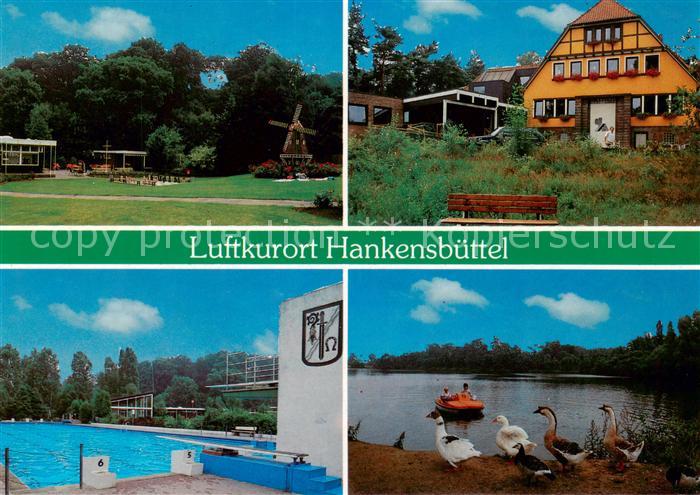 Hankensbuettel Windmuehle Gaststaette Freibad Gondelteich