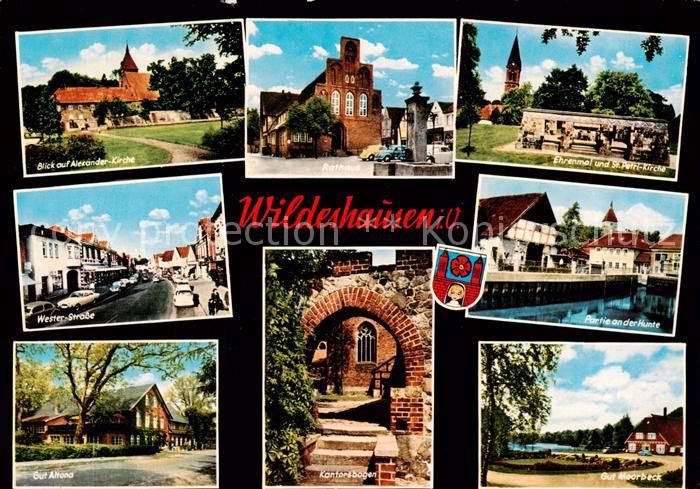 Wildeshausen Alexander Kirche Rathaus Ehrenmal Wester Strasse Gut Altona Kantors