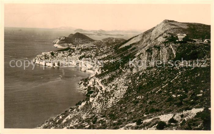 Dubrovnik Ragusa Croatia Panorama