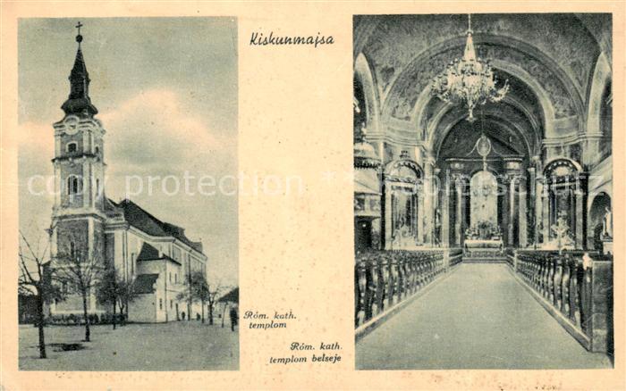 Kiskunmajsa HU Roem kath templom Interieur
