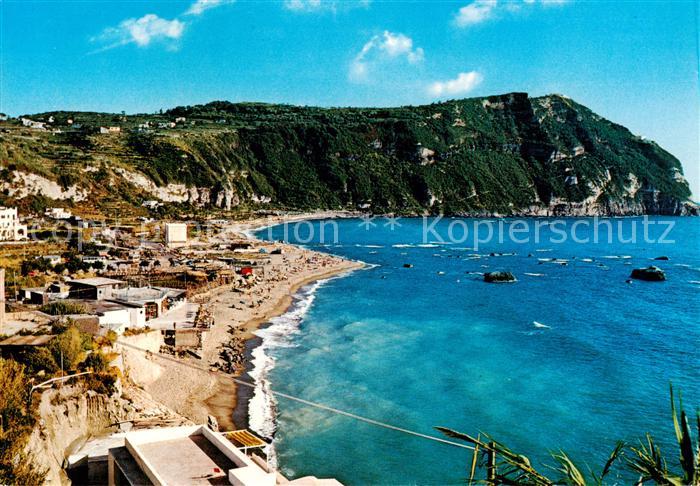 Forio d Ischia IT Spiaggia di Citara Fliegeraufnahme