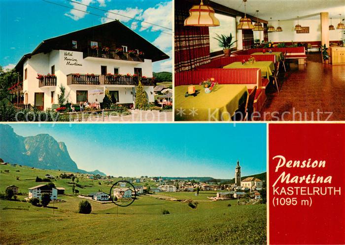 Kastelruth Suedtirol Hotel Pension Martina Gastraum Panorama