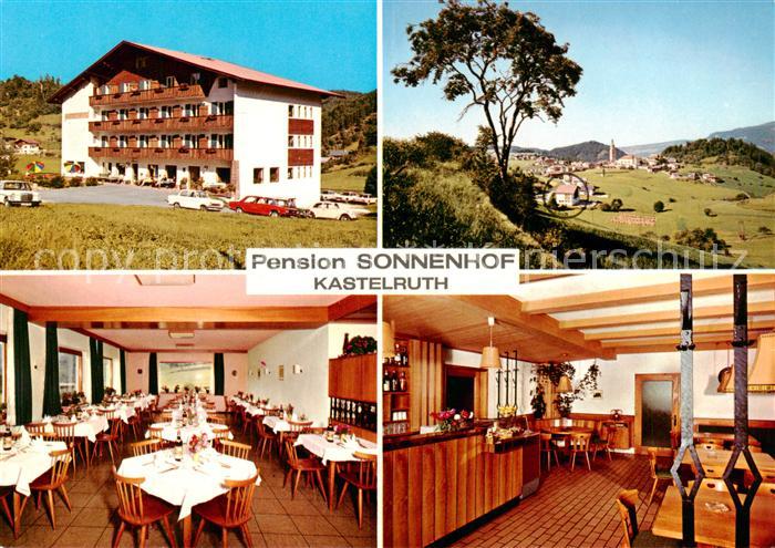Kastelruth Suedtirol Pension Sonnenhof Gastraeume Panorama