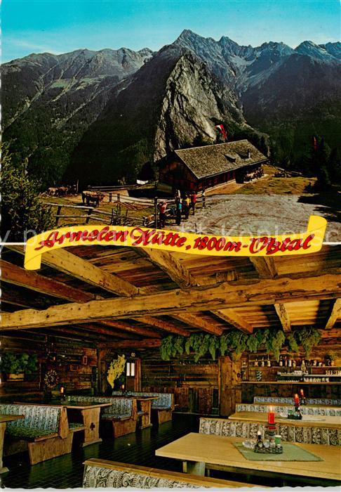 Armelenhuette 1800m oetztal Tirol AT mit Acherkopf Rustikale Almstube in der Arm