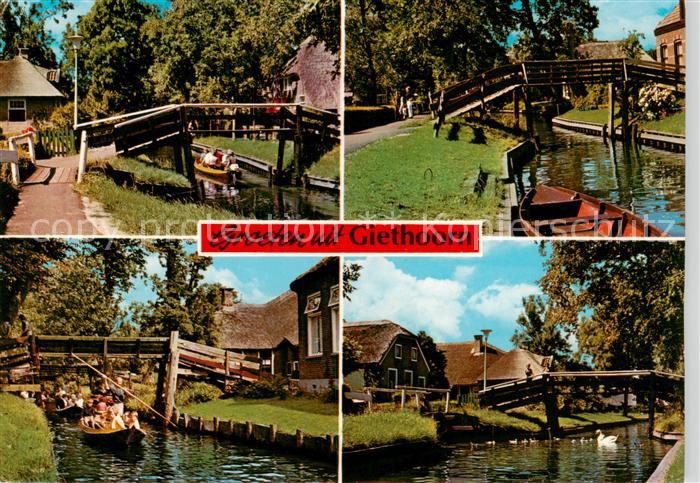 Giethoorn NL Bootspartien Kanal