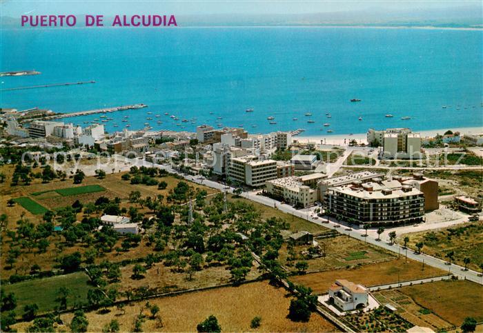 Puerto de Alcudia Mallorca ES Fliegeraufnahme