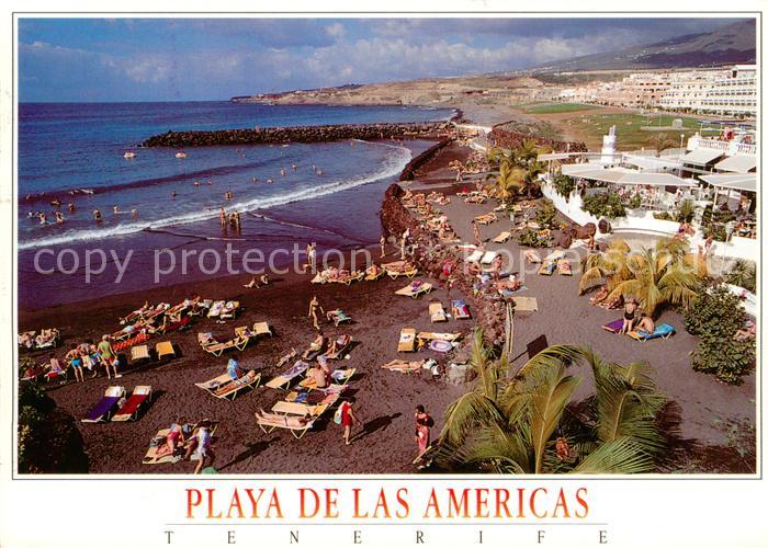 Playa de las Americas Arona Tenerife Islas Canarias ES San Eugenio Strand