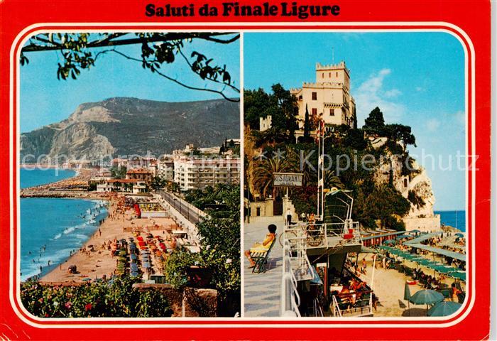 Finale Ligure IT Strand Schloss Terrasse