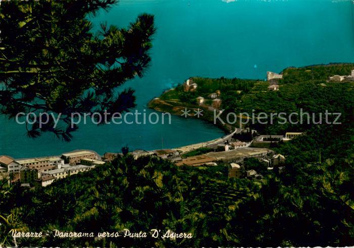Varazze Liguria IT Panorama verso Punta d Aspera