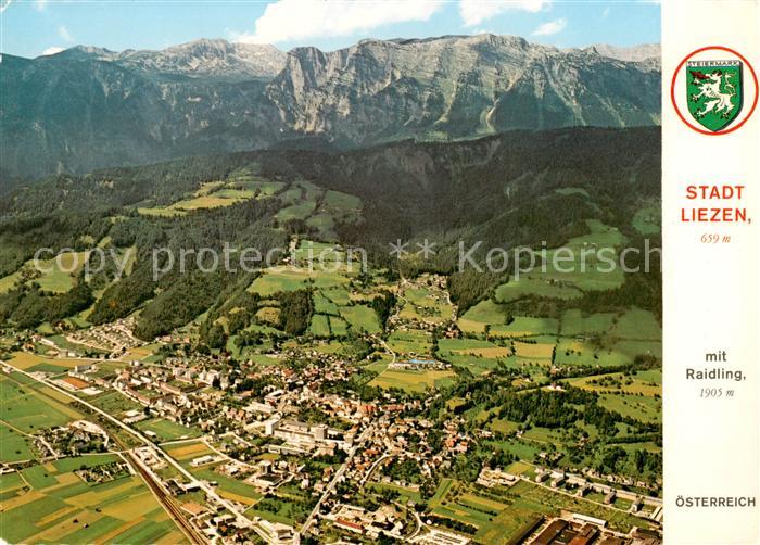 Liezen Steiermark AT Fliegeraufnahme mit Raidling